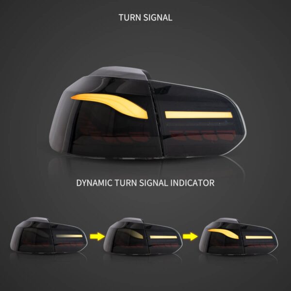 OLED Tail Lights For 2010 - 2014 Volkswagen Golf 6 MK6 VW - Image 9