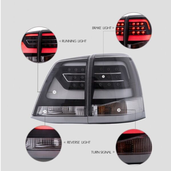 Toyota Land Cruiser LC200 Tail Lights 2008 - 2015 - Image 5