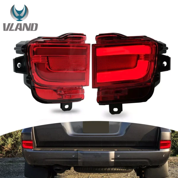 Rear Bumper Lights For Toyota Land Cruiser 2016 - 2021