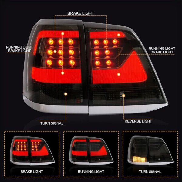 Toyota Land Cruiser LC200 Tail Lights 2008 - 2015 - Image 6