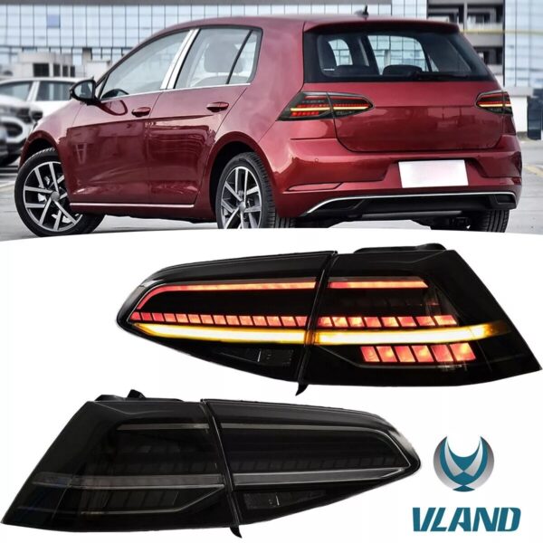 Tail Lights For Volkswagen vw Golf MK 7 7.5 2014 - 2021 - Image 2