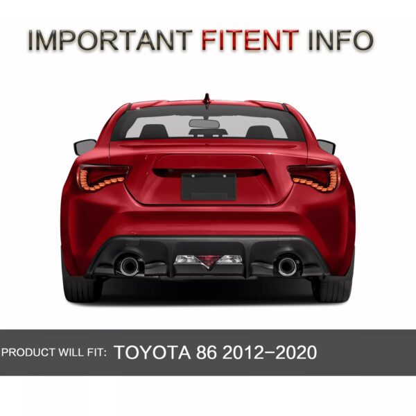 Dragon Scale Toyota 86 / Subaru BRZ tail lights 2012 - 2020 - Image 7