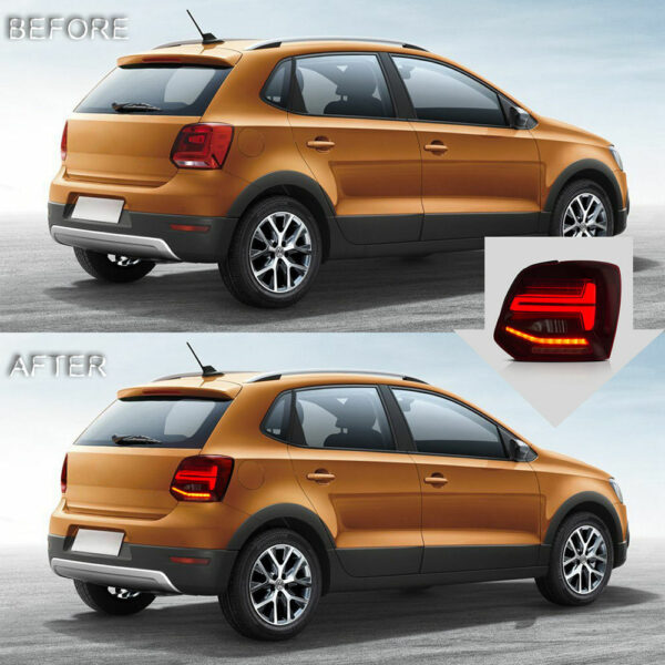 Tail Lights For Volkswagen Polo 2011 - 2017 - Image 2