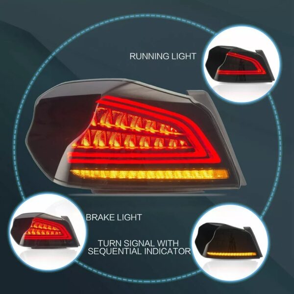 Tail Lights For Subaru WRX 2015 - 2021 - Image 19