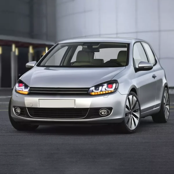 Headlights For 2010 - 2014 Volkswagen Golf MK6 - Image 9