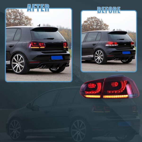 LED Tail Lights for VW GOLF 6 MK6 2010 - 2013 - Image 3