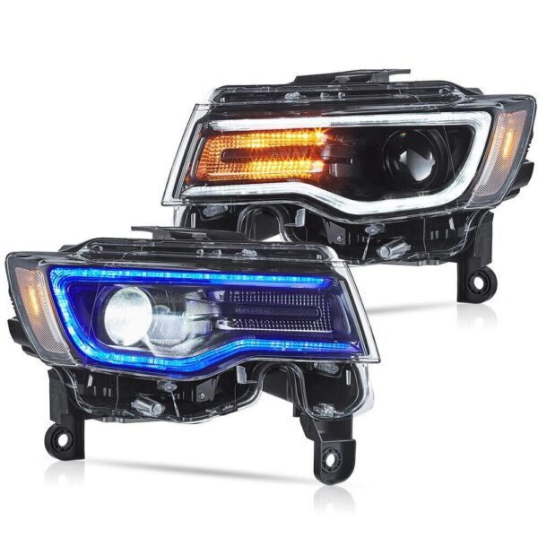 Head lights For Jeep Grand Cherokee 2014 - 2022 - Image 6
