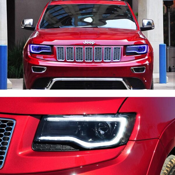 Head lights For Jeep Grand Cherokee 2014 - 2022 - Image 7