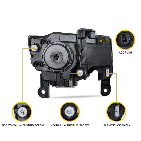 Head lights For Jeep Grand Cherokee 2014 - 2022 - Image 8