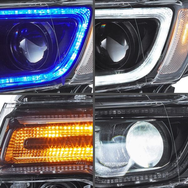 Head lights For Jeep Grand Cherokee 2014 - 2022 - Image 2
