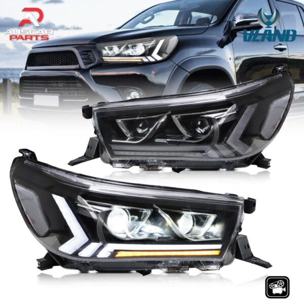 Headlights FOR 2015-2019 Toyota Hilux - Image 7