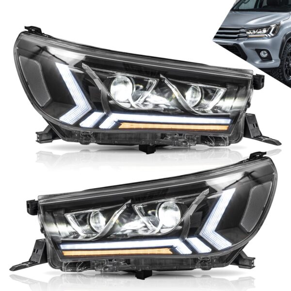 Headlights FOR 2015-2019 Toyota Hilux - Image 5