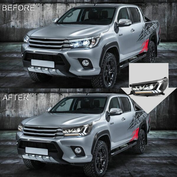 Headlights FOR 2015-2019 Toyota Hilux - Image 3