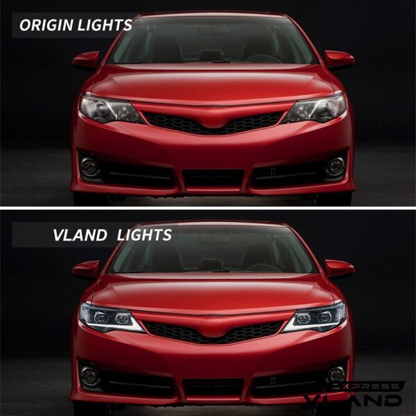 Headlights For Toyota Camry 2012 - 2014 - Image 8