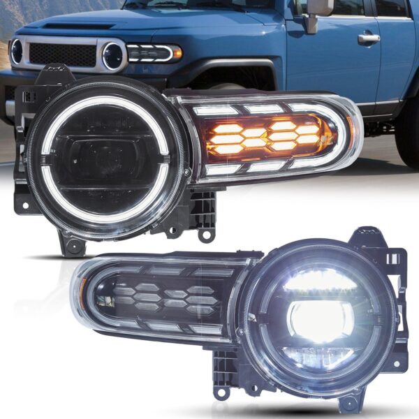 Headlights For Toyota FJ CRUISER 2007 - 2020 - Image 2