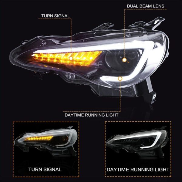 Headlights For Toyota 86 / Subaru BRZ 2012 - 2020 - Image 4