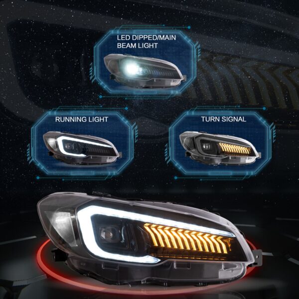 Headlights Subaru WRX 2015 - 2021 - Image 7