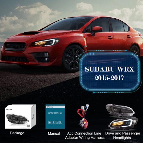 Headlights Subaru WRX 2015 - 2021 - Image 3