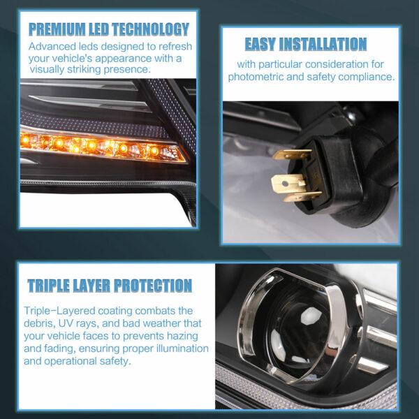 Headlights For 2007 - 2020 Toyota FJ Cruiser - Image 5