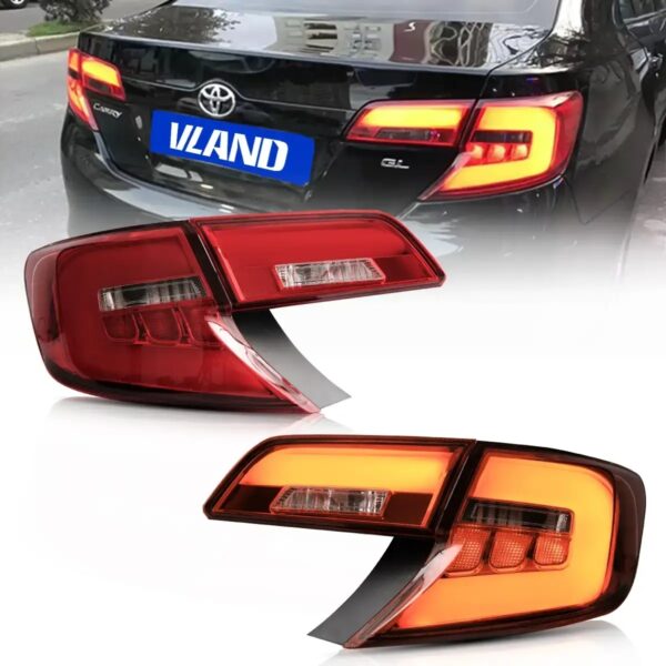 Smoked Tail Lights For Toyota Camry 2012-2014 - Image 12