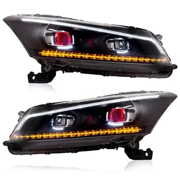 Demon Eyes Headlights For 2008-2012 Honda Accord Sedan - Image 3