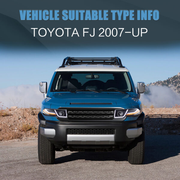 Headlights For 2007 - 2020 Toyota FJ Cruiser - Image 16