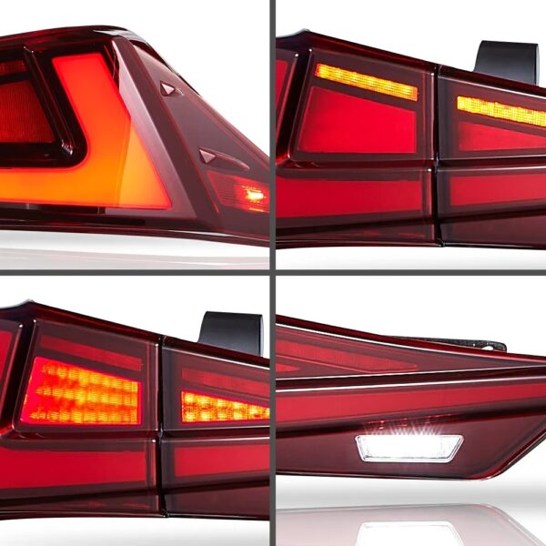 Tail Lights For 2014-19 Lexus IS250 300h 350F Start-up & Sequential - Image 2
