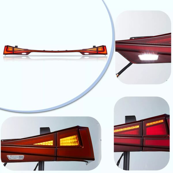 Tail Lights For 2014-19 Lexus IS250 300h 350F Start-up & Sequential - Image 3