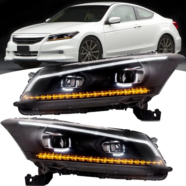 Headlights For 2008-2012 Honda Accord Sedan - Image 18