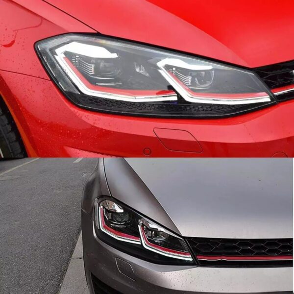Headlights For 2018-2021 VW Golf 7.5 MK7.5 - Image 9