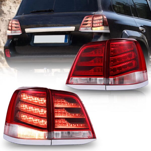 Clear Tail Lights For Toyota Land Cruiser 2008 - 2015