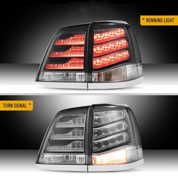 Clear Tail Lights For Toyota Land Cruiser 2008 - 2015 - Image 13