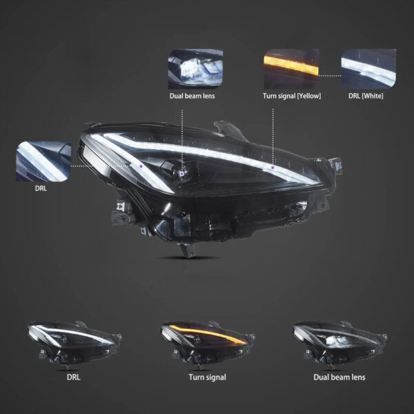 Headlights For 2022-23 Toyota GR86 / Subaru BRZ - Image 4