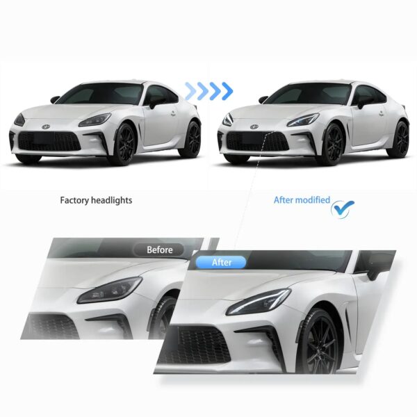 Headlights For 2022-23 Toyota GR86 / Subaru BRZ - Image 3
