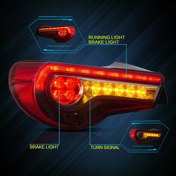 Tail Lights For 2013 - 2020 Toyota 86 & SUBARU BRZ W/Sequential - Image 6