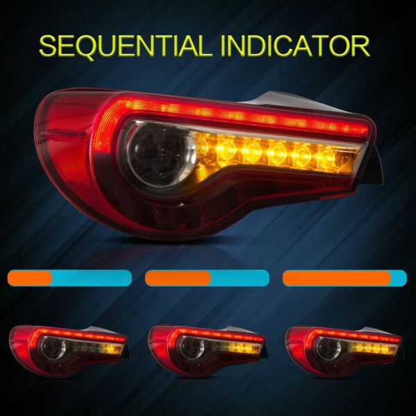 Tail Lights For 2013 - 2020 Toyota 86 & SUBARU BRZ W/Sequential - Image 5