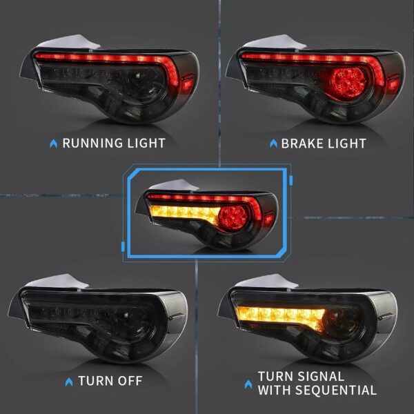 Tail Lights For 2013 - 2020 Toyota 86 & SUBARU BRZ W/Sequential - Image 11
