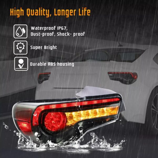 Tail Lights For 2013 - 2020 Toyota 86 & SUBARU BRZ W/Sequential - Image 10