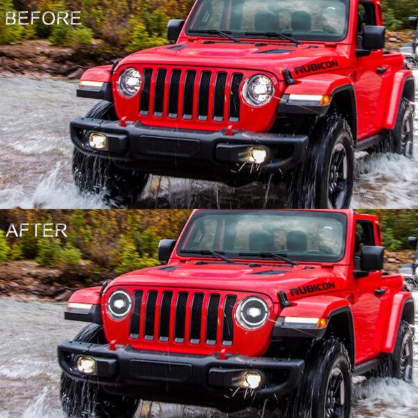Headlights For 2018-2023 Jeep Wrangler JL JLU JT Rubicon Front Lamp - Image 9