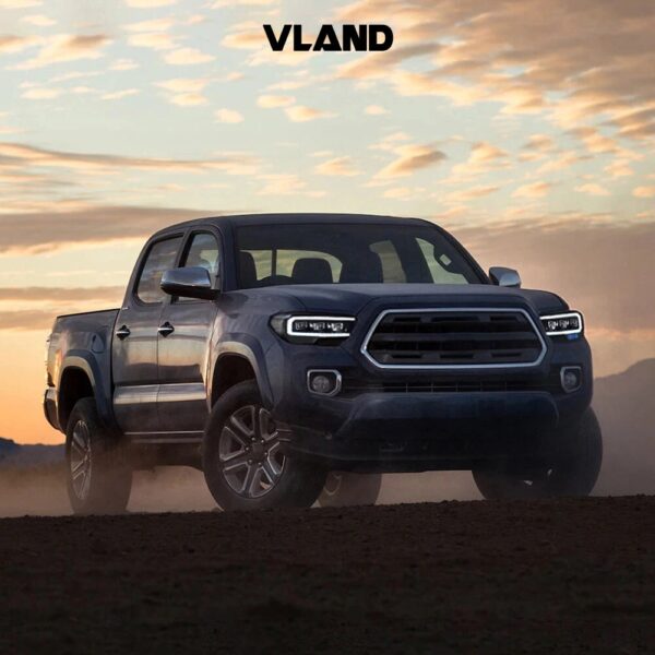 16-23 Toyota Tacoma 3th Gen (N300) Vland LED Matrix Projector HeadLights Black - Image 12