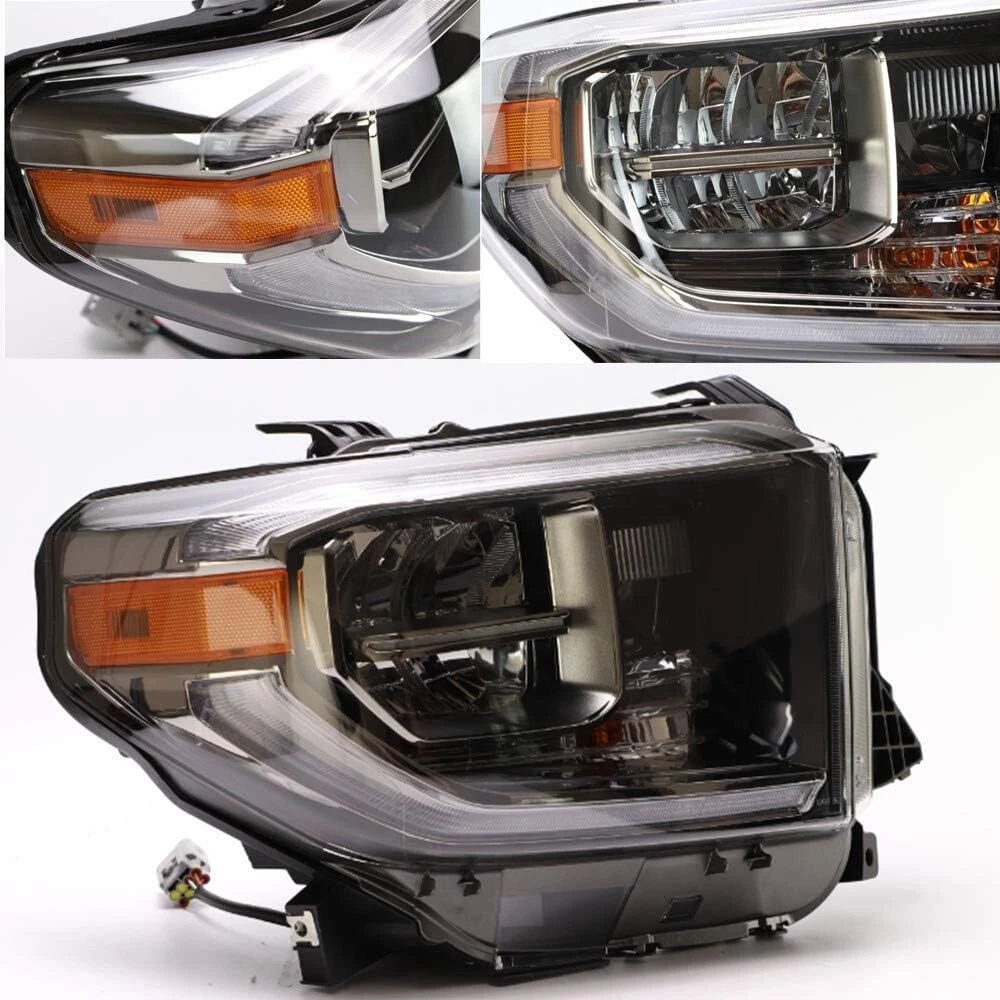 VLAND Chrome Reflector Led Headlights For Toyota Tundra 2014-2021 - Image 8