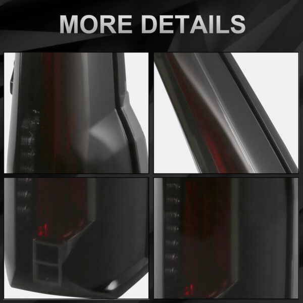 Vland 15-20 (4th Gen) GMC Yukon Tail Lights With Upgrade LED Kit - Image 5