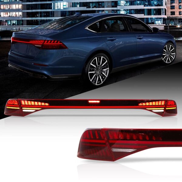 23-25 Honda Accord Vland Tail Lights Full LED With Start-Up Animation - Image 2