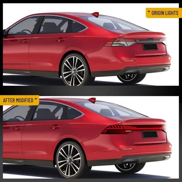 23-25 Honda Accord Vland Tail Lights Full LED With Start-Up Animation - Image 3