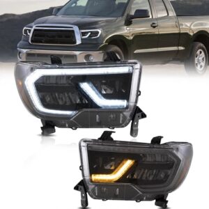 07-13 Toyota Tundra & 08-21 Toyota Sequoia Vland LED Reflection Bowl Headlights
