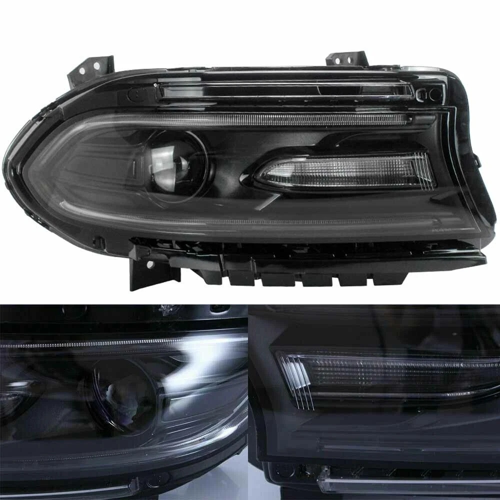 VLAND LED Headlights For 2015-2021 Dodge Charger Front Lamps Dual Beam Projector - Image 7