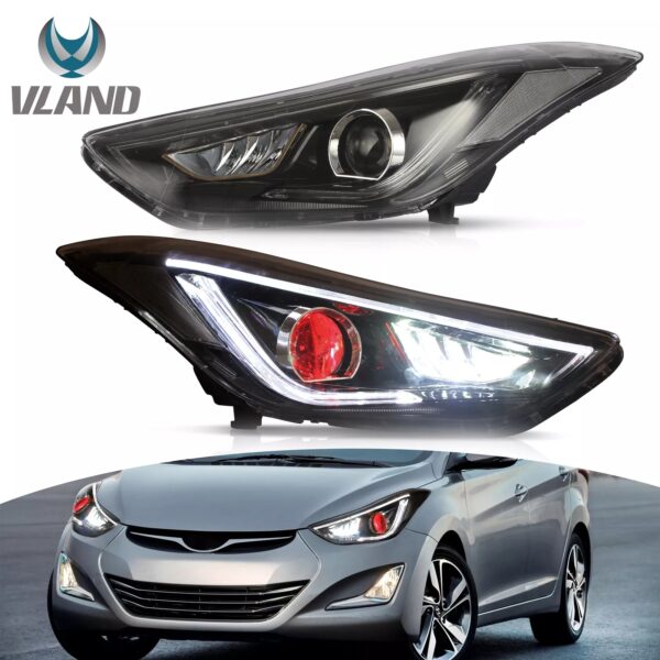 Hyundai Elantra Headlights For 2012-2015 - Image 9