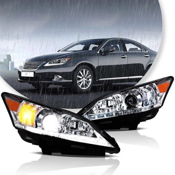 VLAND Headlights For 2010 2011 2012 Lexus ES350 Projector Assembly - Image 9