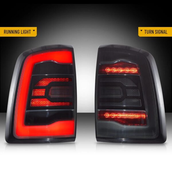 Tail Lights For 2009-2018 Dodge Ram 1500/2500/3500 Rear Brake Lamps - Image 25
