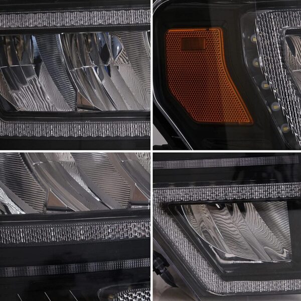 VLAND FULL LED Reflector Headlights W/ Sequential Turn For 2009-2014 Ford F-150 - Image 7